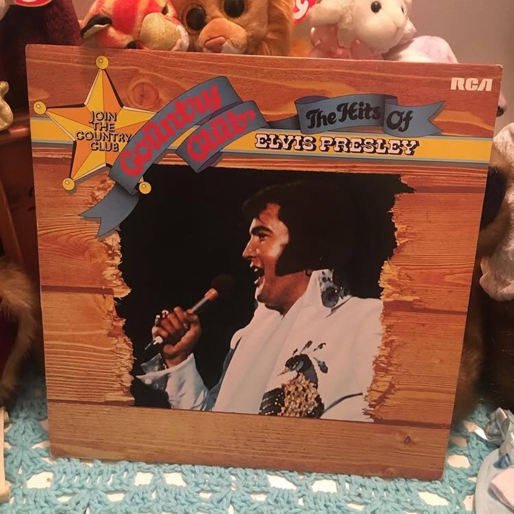 1977 The Country Club Hits of E L V I S vinyl record
